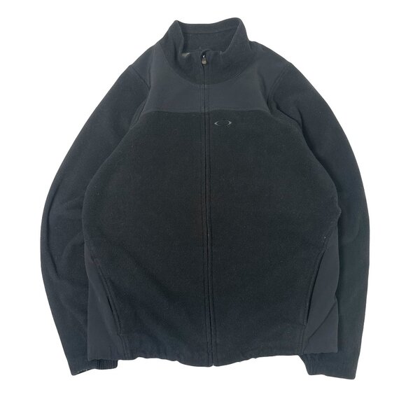 Vintage Oakley Full Zip Fleece Jacket L - Picture 1 of 6